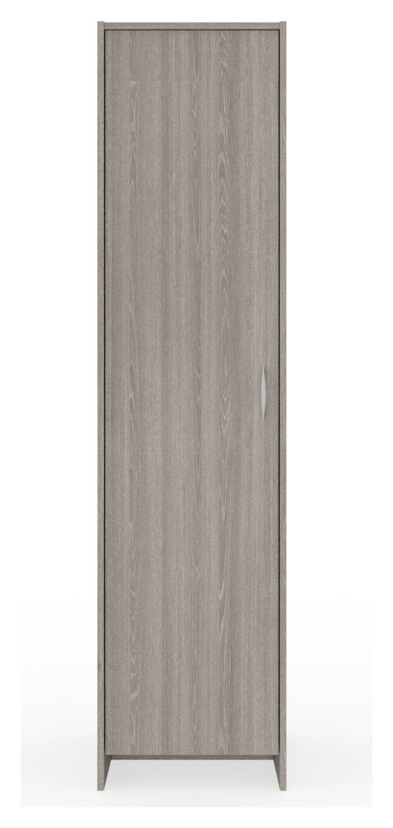 Seville 1 Door Wardrobe - Grey & Oak