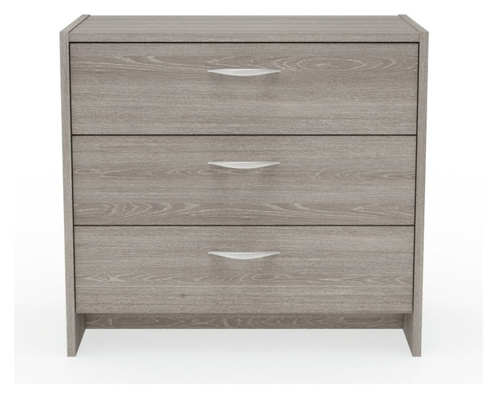 Seville 2 Piece 1 Door Wardrobe Set - Grey & Oak