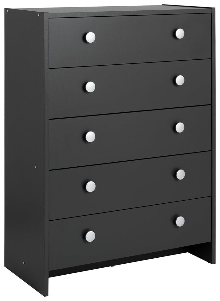 Seville 5 Chest of Drawer - Anthracite (B GRADE)