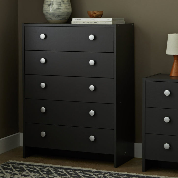 Seville 5 Chest of Drawer - Anthracite (B GRADE)