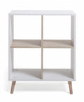 Skandi Deep Shelving Unit - White & Oak | Functional Fabulous Storage Space
