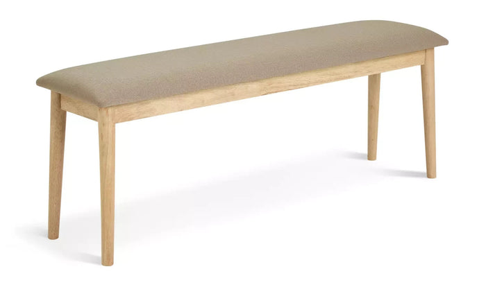 Skandi Wooden Dining Bench Oak | Modern Dining Room Bench Furniture
