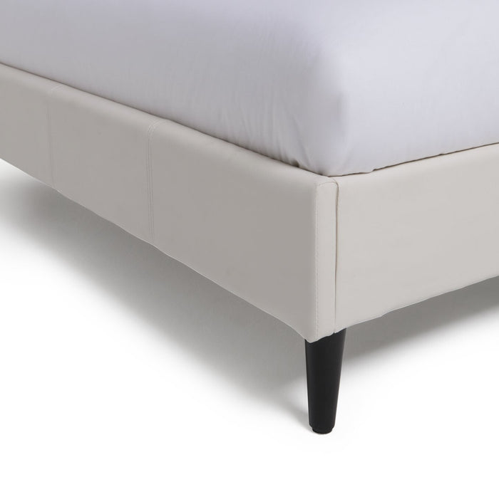 Skylar Single Bed Frame - White | Metal Bed Frame for Kids Bedroom & Guest Room