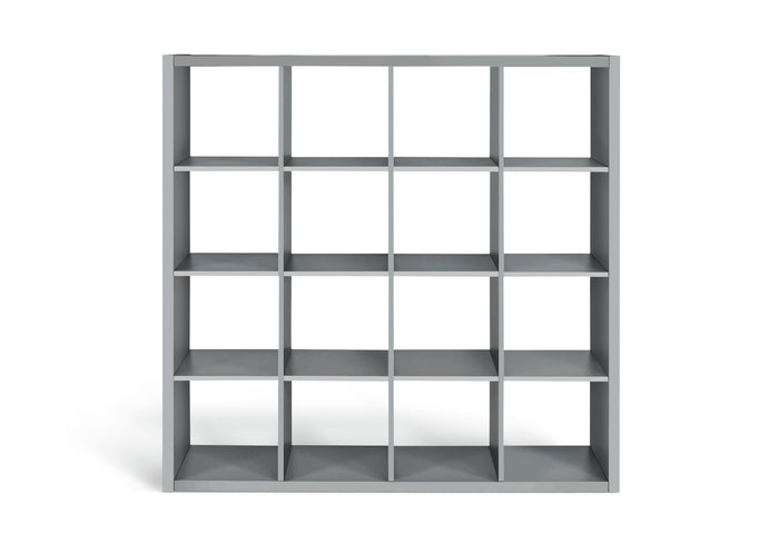 Squares Plus 16 Cube Storage Unit - Grey | Contemporary Home Display