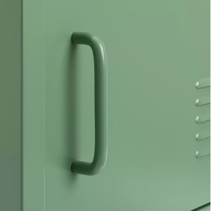 Stevie 1 Door Bedside Table Green | Bedroom Nightstand Storage Cabinet