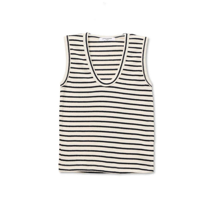 Tracy Striped U Neck Tank