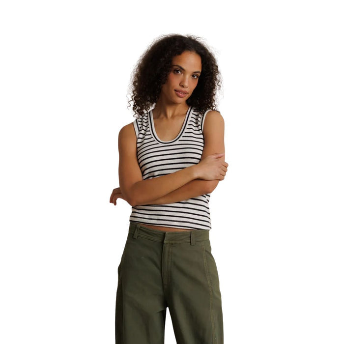Tracy Striped U Neck Tank