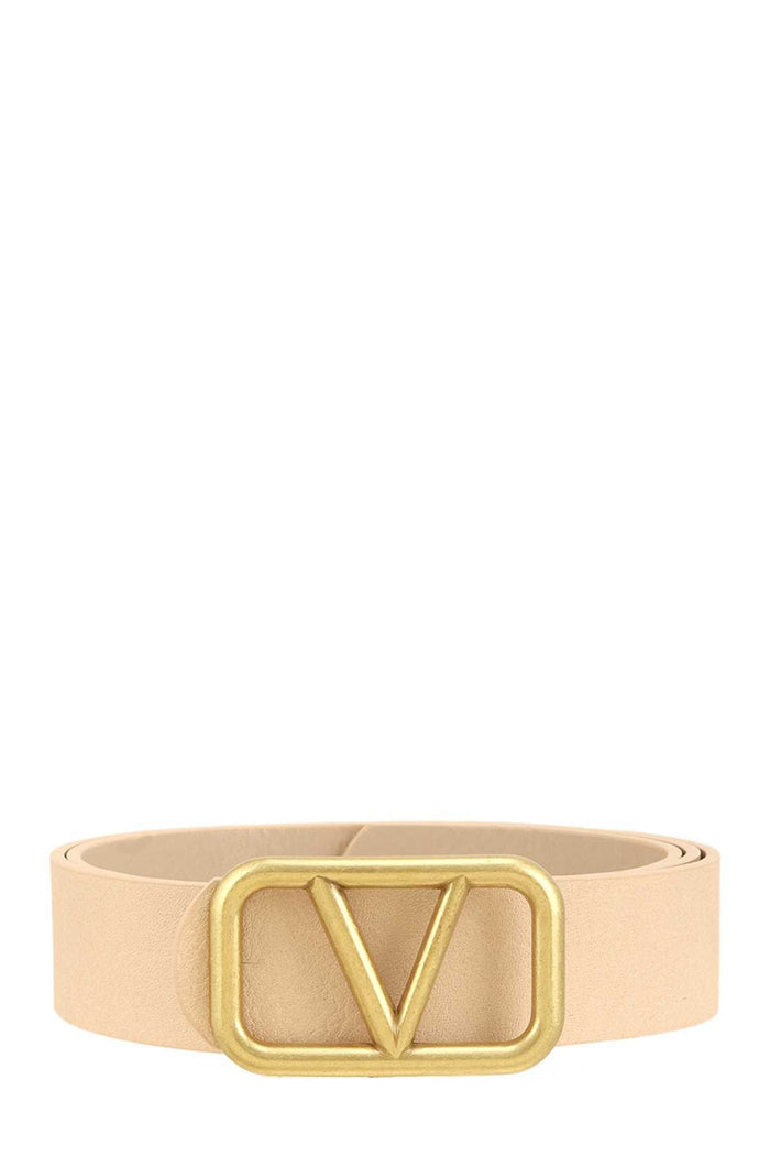 V BUCKLE BELT