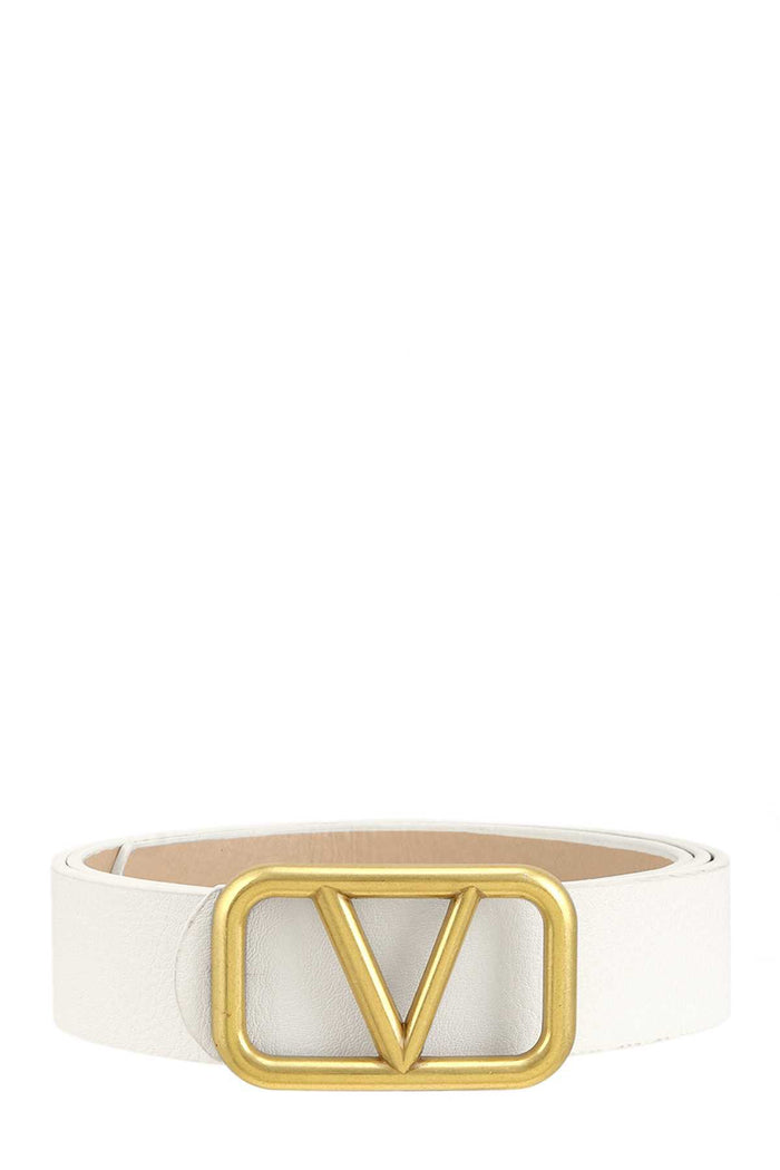 V BUCKLE BELT