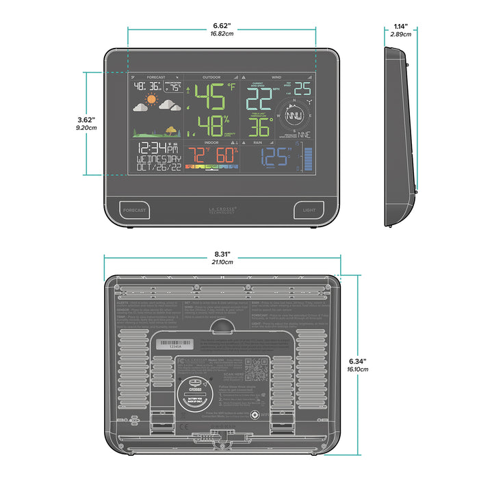 V42 Wi-Fi Add-on or Replacement Weather Station Display