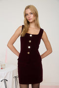 VELVET VEST TOP
