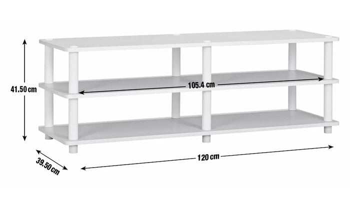 Verona TV Unit Light Wood Effect | Modern Living Room TV Stand Cabinet Furniture