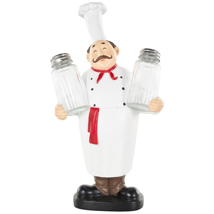 White Polystone Chef Kitchen Decorative Figurine Decorative Sculpture