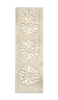 WOOD FLORAL HANDMADE INTRICATELY CARVED WALL DECOR,