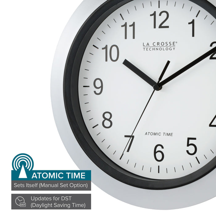 WT-3129SX1 12" Atomic Wall Clock