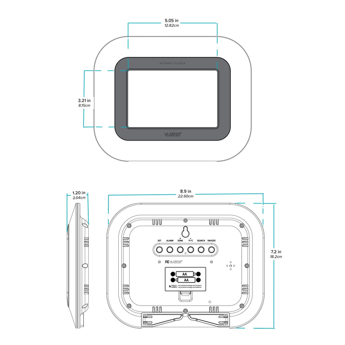 WT-8005-S Dimensions