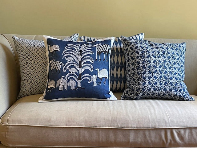 Yuma Indigo Pillow Cover
